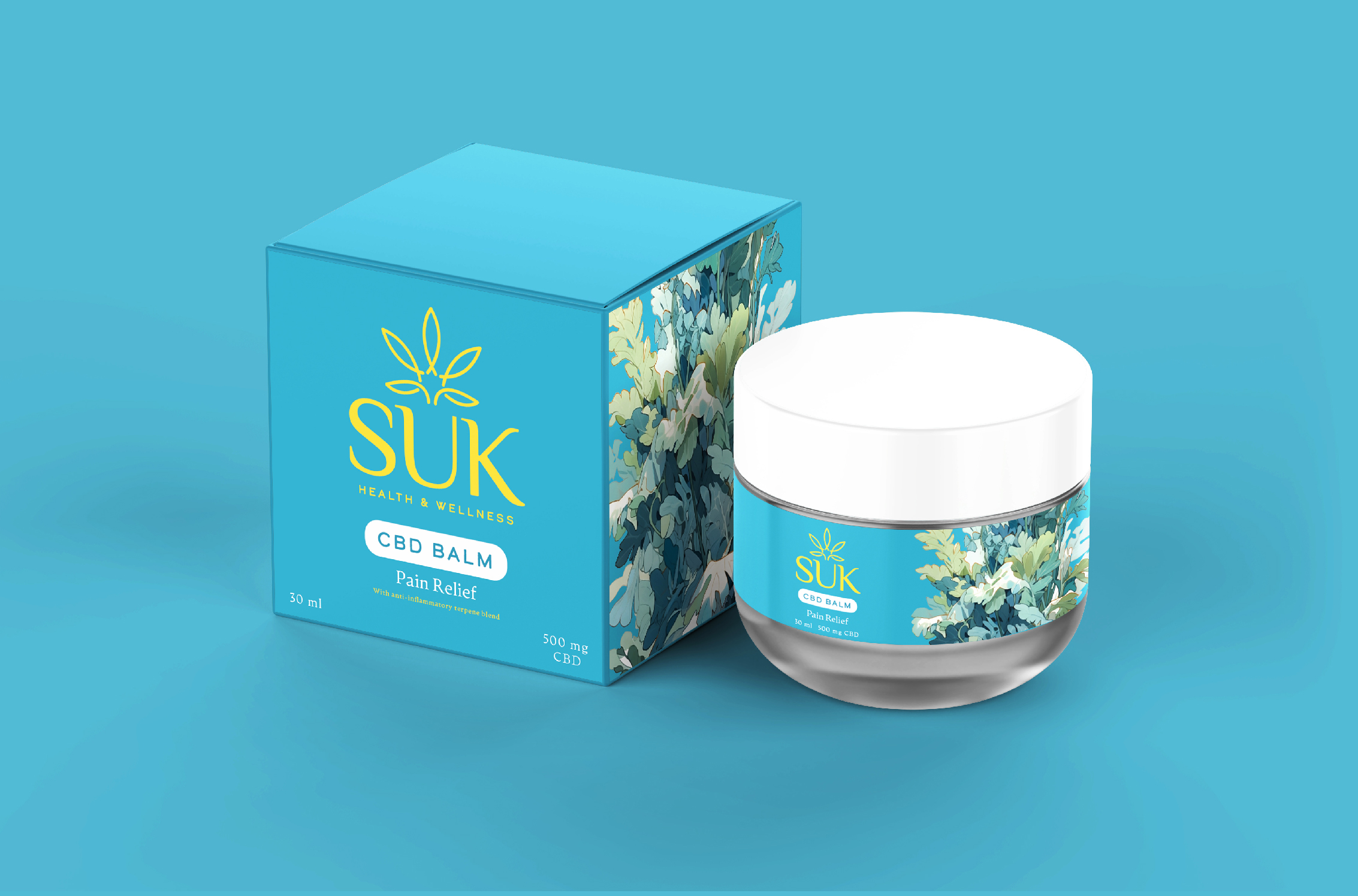 SUK – CBD Balm Mockup